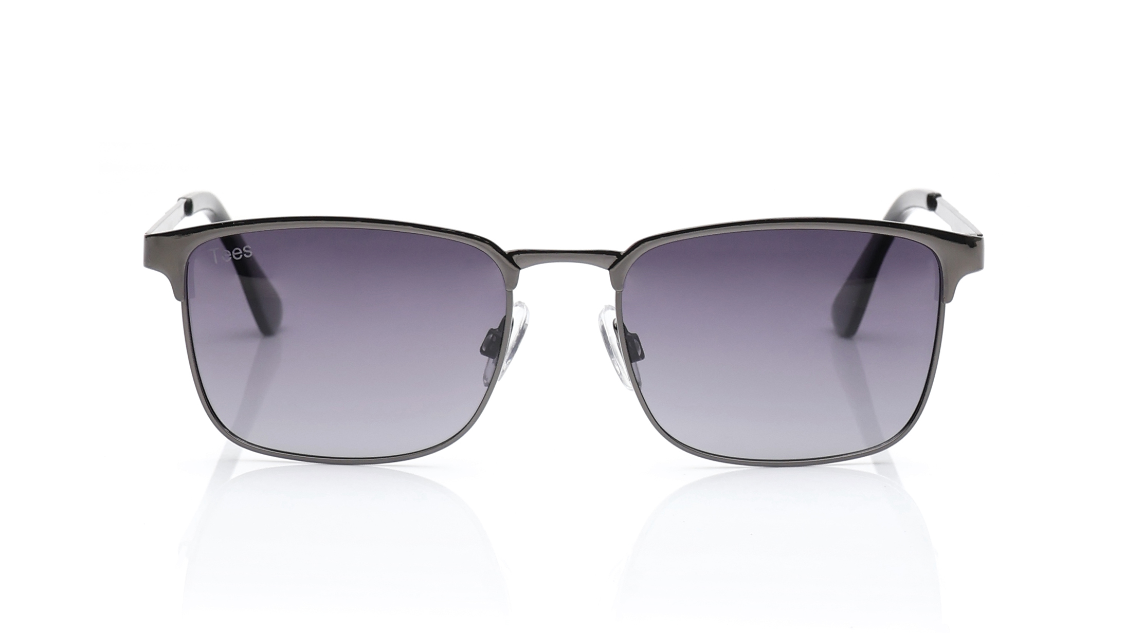 Image 1 of Grey Wayfarer Polarized Sunglasses for Men and Women from Tees By Fastrack Available at Titan Eye+