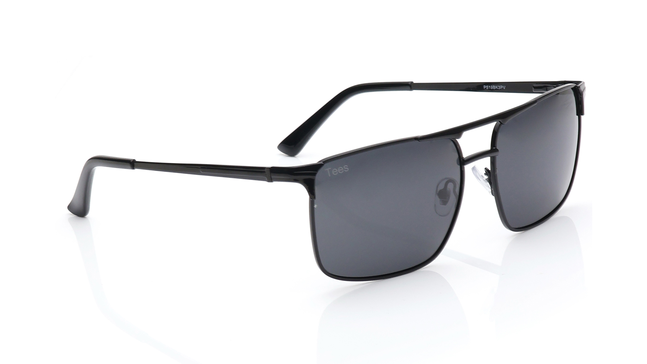 Black Navigator Polarized Sunglasses for Men and Women