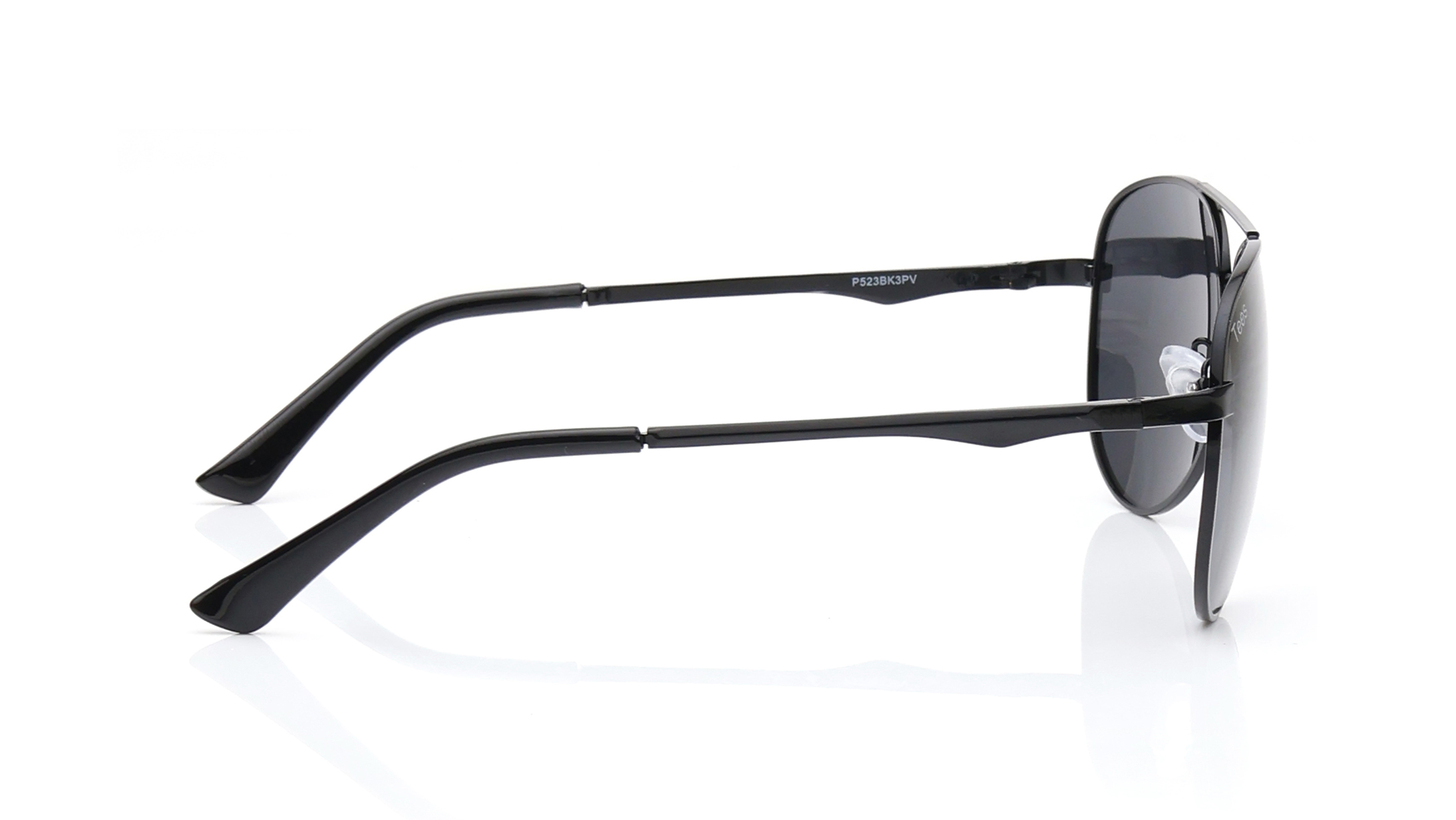 Image 5 of Black Aviator Polarized Sunglasses for Men and Women from Tees By Fastrack Available at Titan Eye+