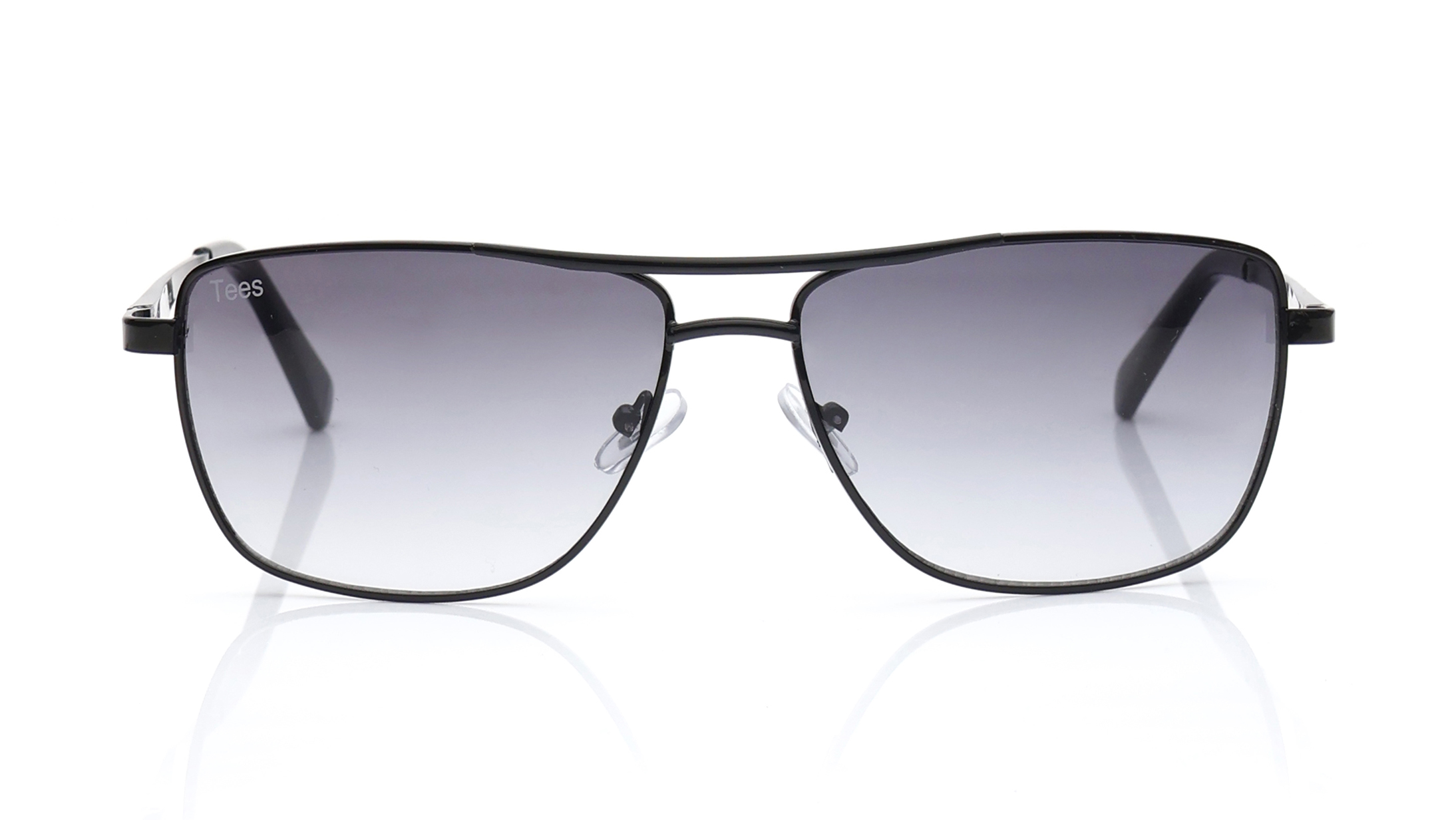 Image 1 of Grey Aviator Sunglasses for Men and Women from Tees By Fastrack Available at Titan Eye+