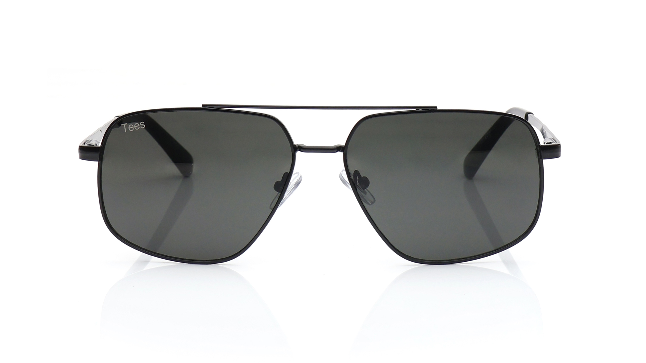 Image 1 of Green Navigator Sunglasses for Men and Women from Tees By Fastrack Available at Titan Eye+