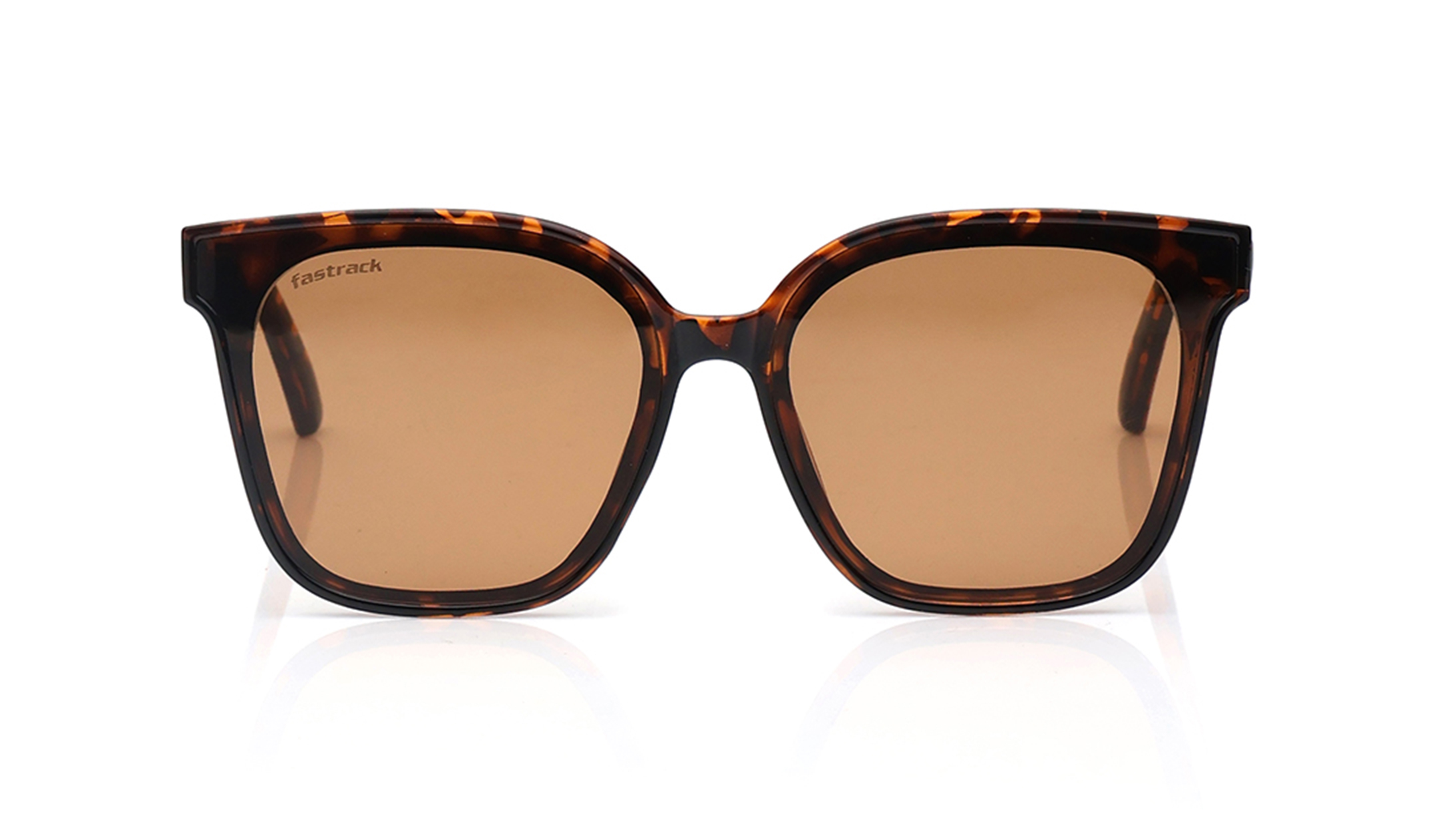 Image 1 of Brown Butterfly Sunglasses for Women from Fastrack Available at Titan Eye+