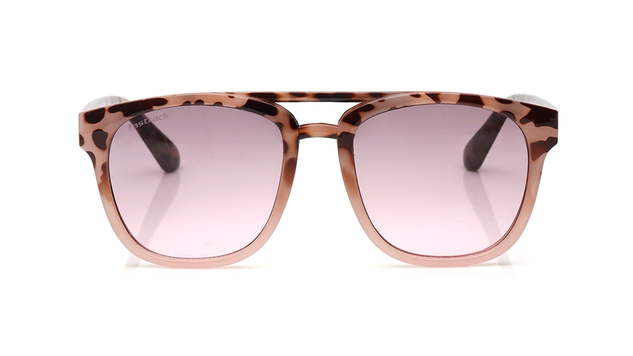 Image 1 of Pink Wayfarer Sunglasses for Women from Fastrack Available at Titan Eye+