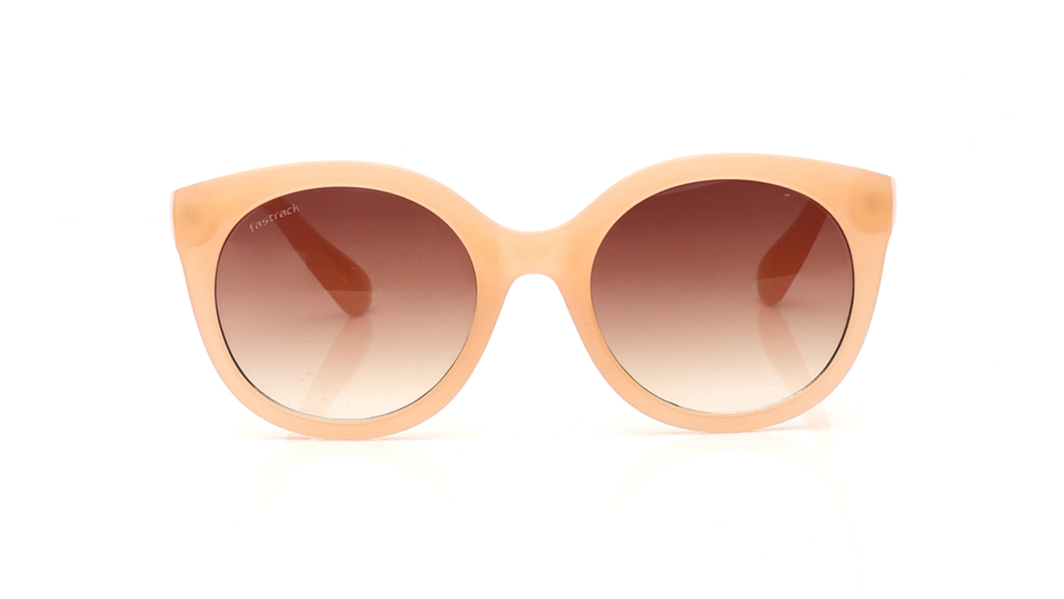 Image 1 of Brown Round Sunglasses for Women from Fastrack Available at Titan Eye+