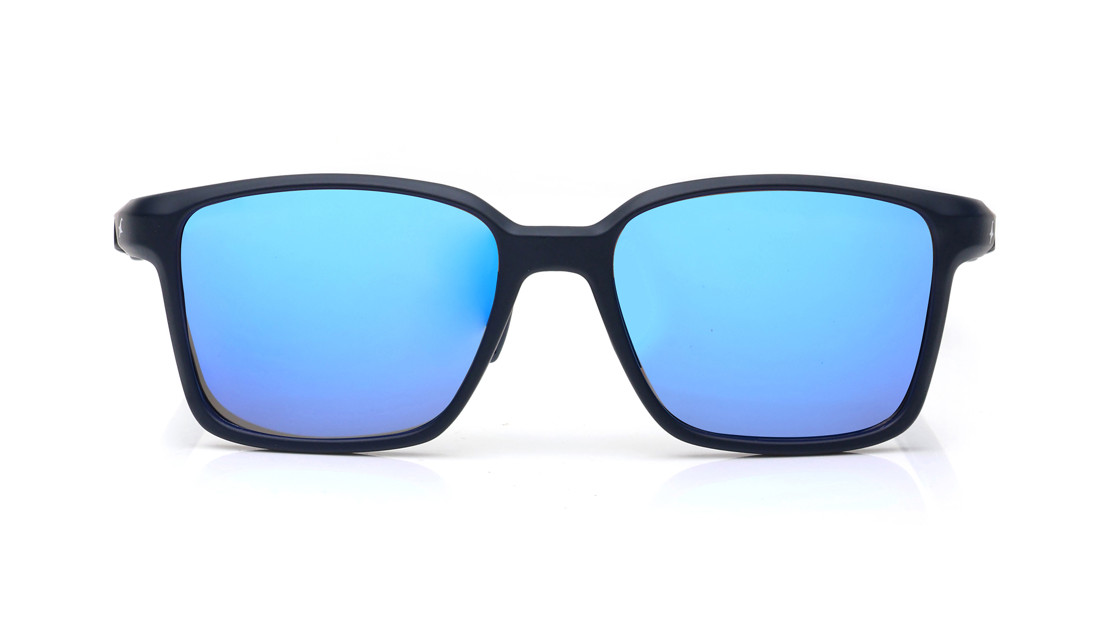 Image 1 of Blue Wayfarer Polarized Sunglasses for Men from Fastrack Available at Titan Eye+