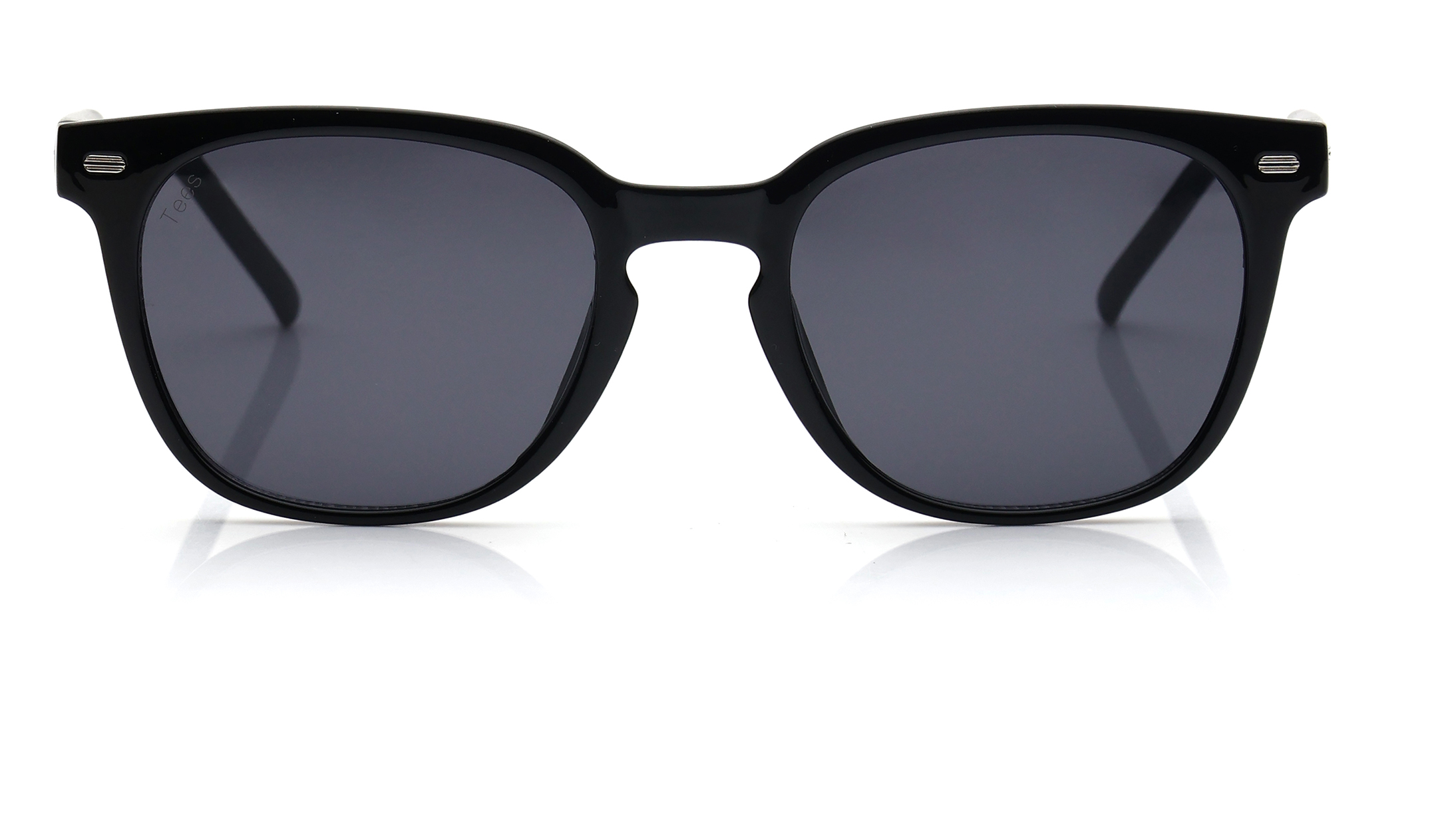 Image 1 of Grey Wayfarer Sunglasses for Men and Women from Tees By Fastrack Available at Titan Eye+