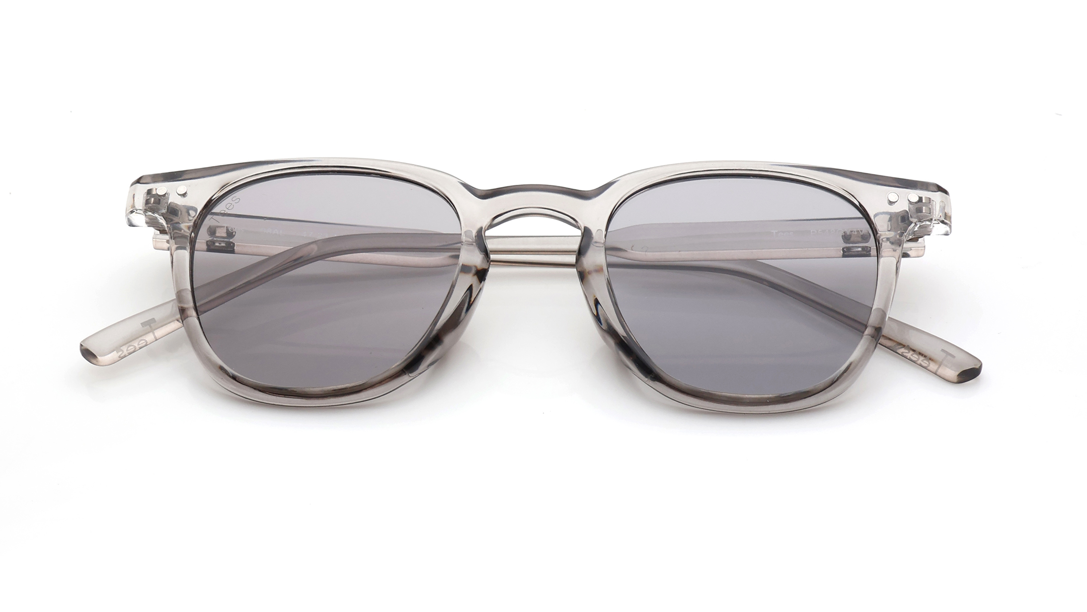 Image 6 of Grey Wayfarer Sunglasses for Men and Women from Tees By Fastrack Available at Titan Eye+
