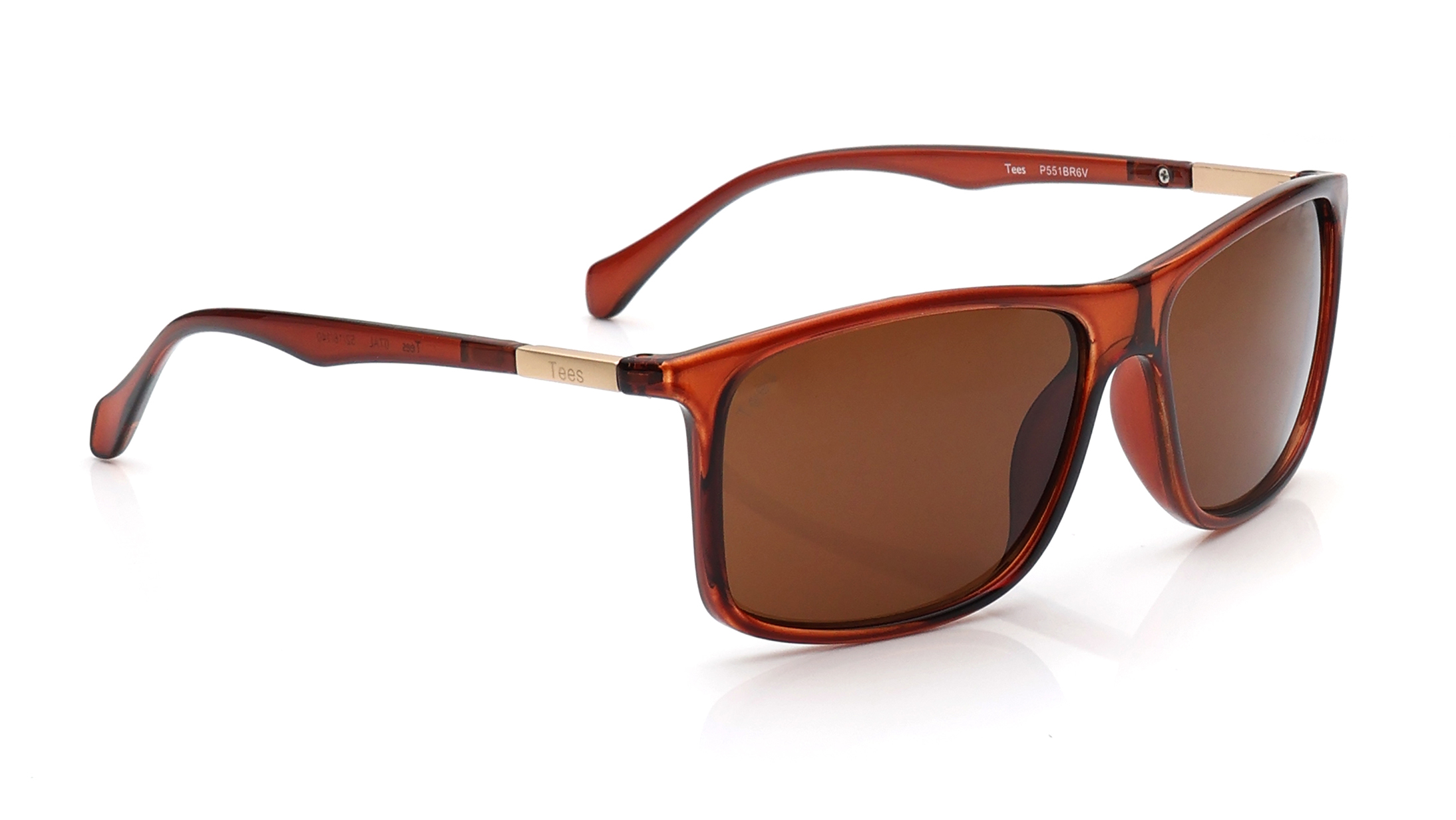Brown Wayfarer Sunglasses for Men and Women
