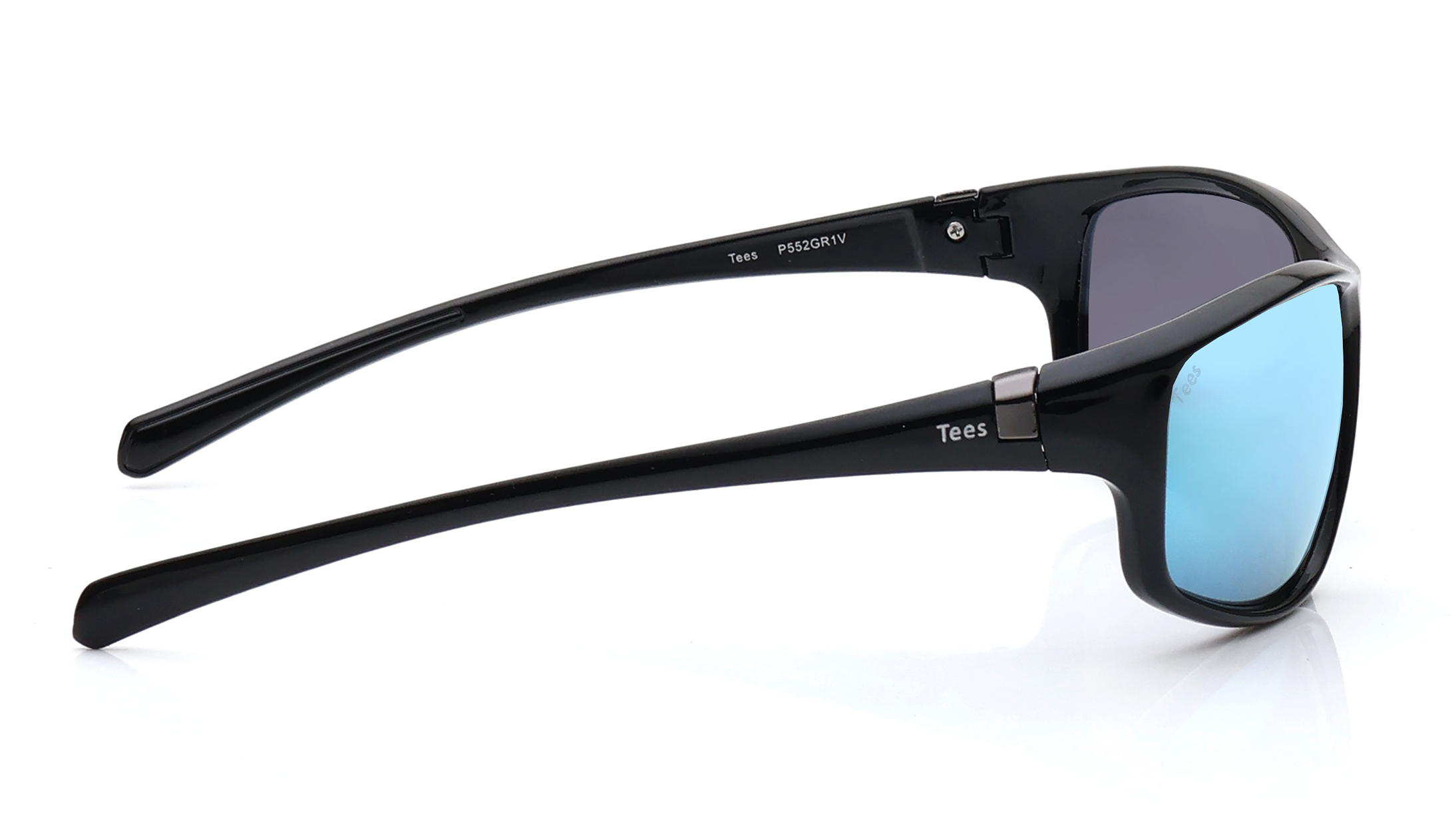 Image 3 of Green Wraparound Sunglasses for Men and Women from Tees By Fastrack Available at Titan Eye+