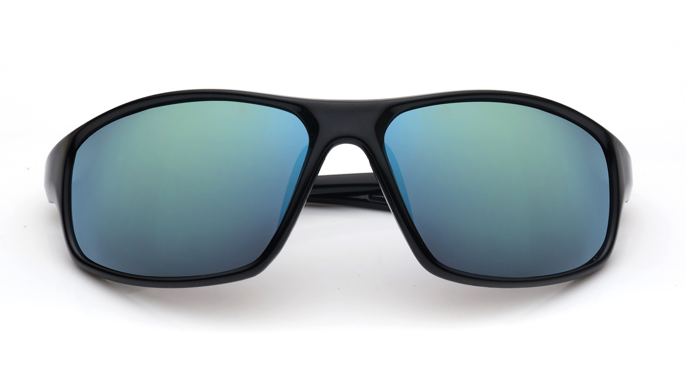 Image 6 of Green Wraparound Sunglasses for Men and Women from Tees By Fastrack Available at Titan Eye+