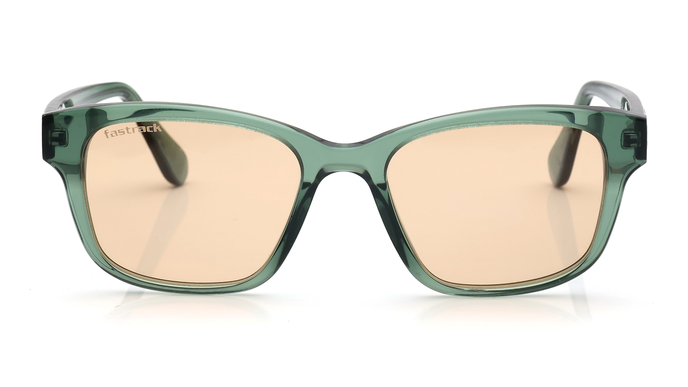 Image 1 of Orange Wayfarer Polarized Sunglasses for Men and Women from Fastrack Available at Titan Eye+