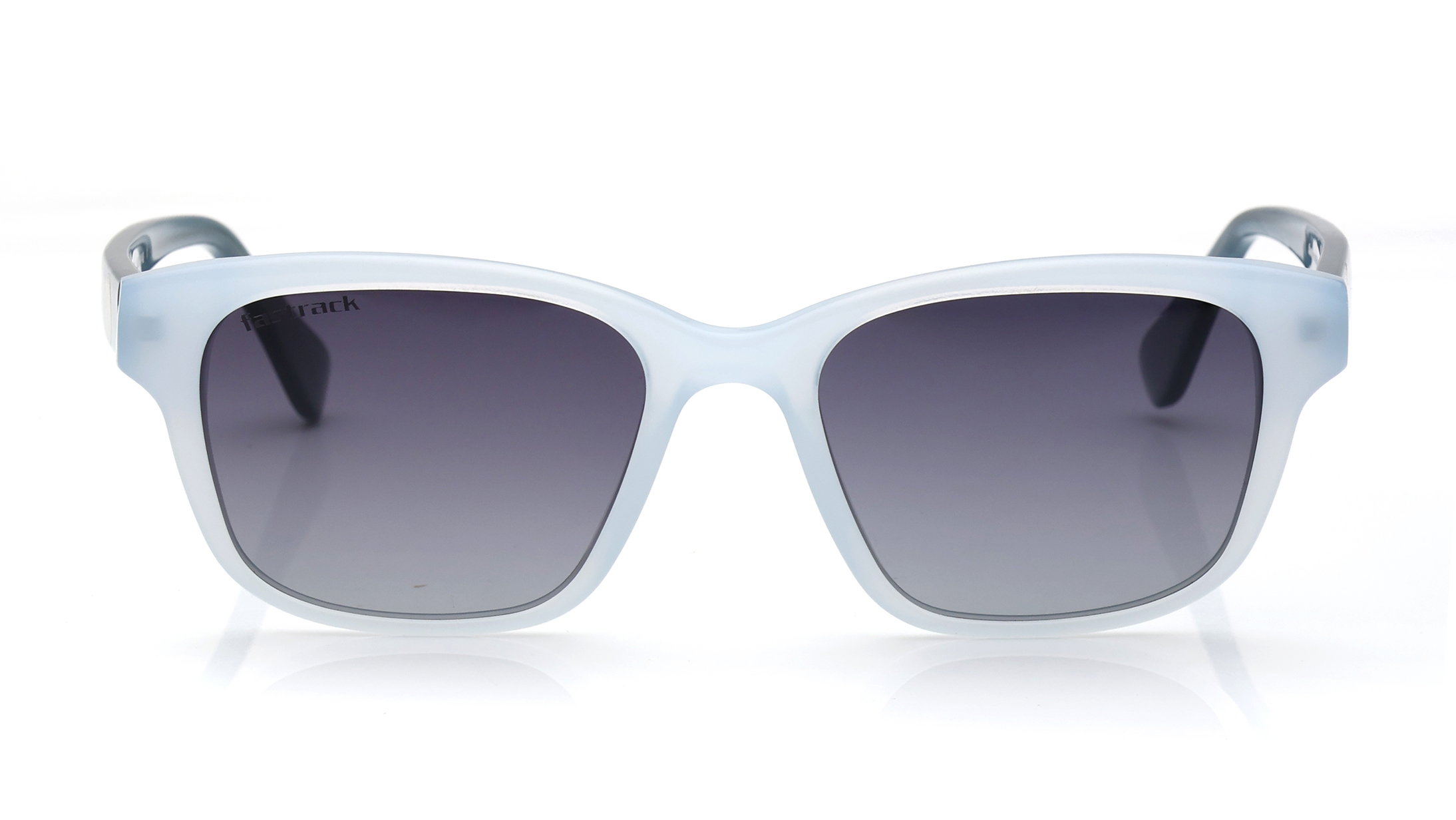 Image 1 of Grey Wayfarer Polarized Sunglasses for Men and Women from Fastrack Available at Titan Eye+
