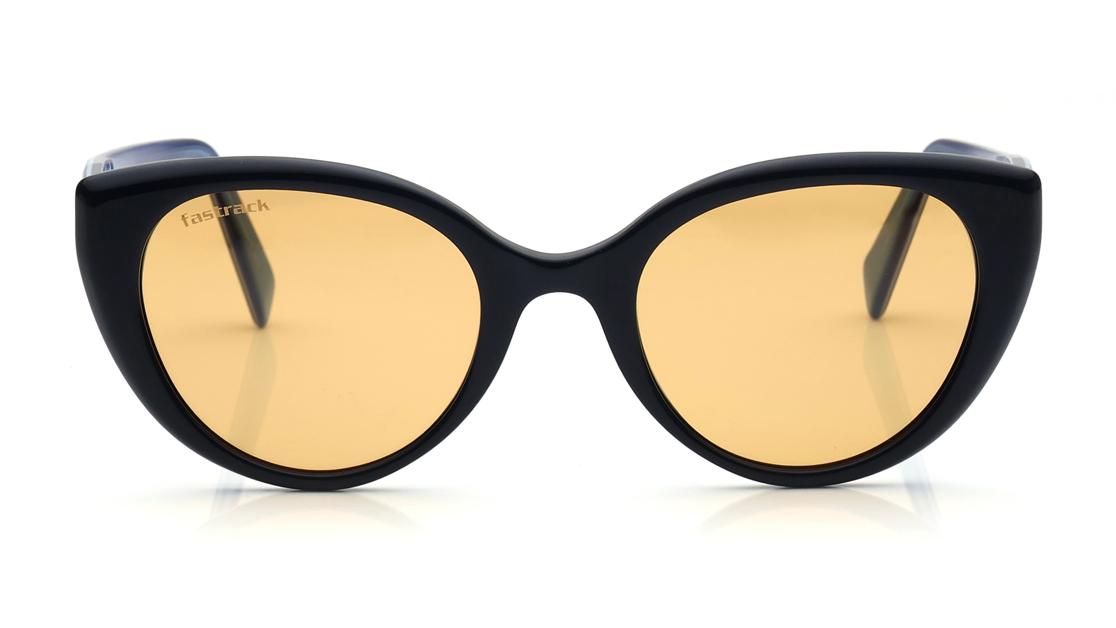 Image 1 of Brown Cateye Polarized Sunglasses for Women from Fastrack Available at Titan Eye+
