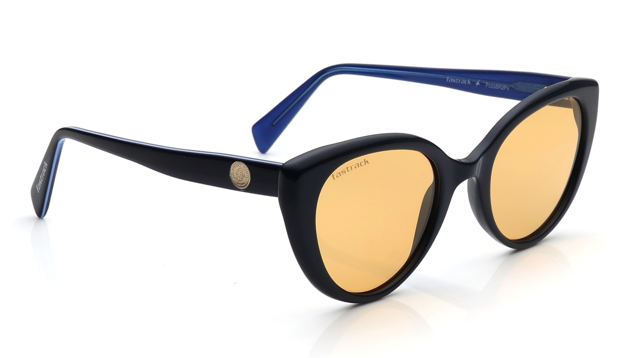 Brown Cateye Polarized Sunglasses for Women