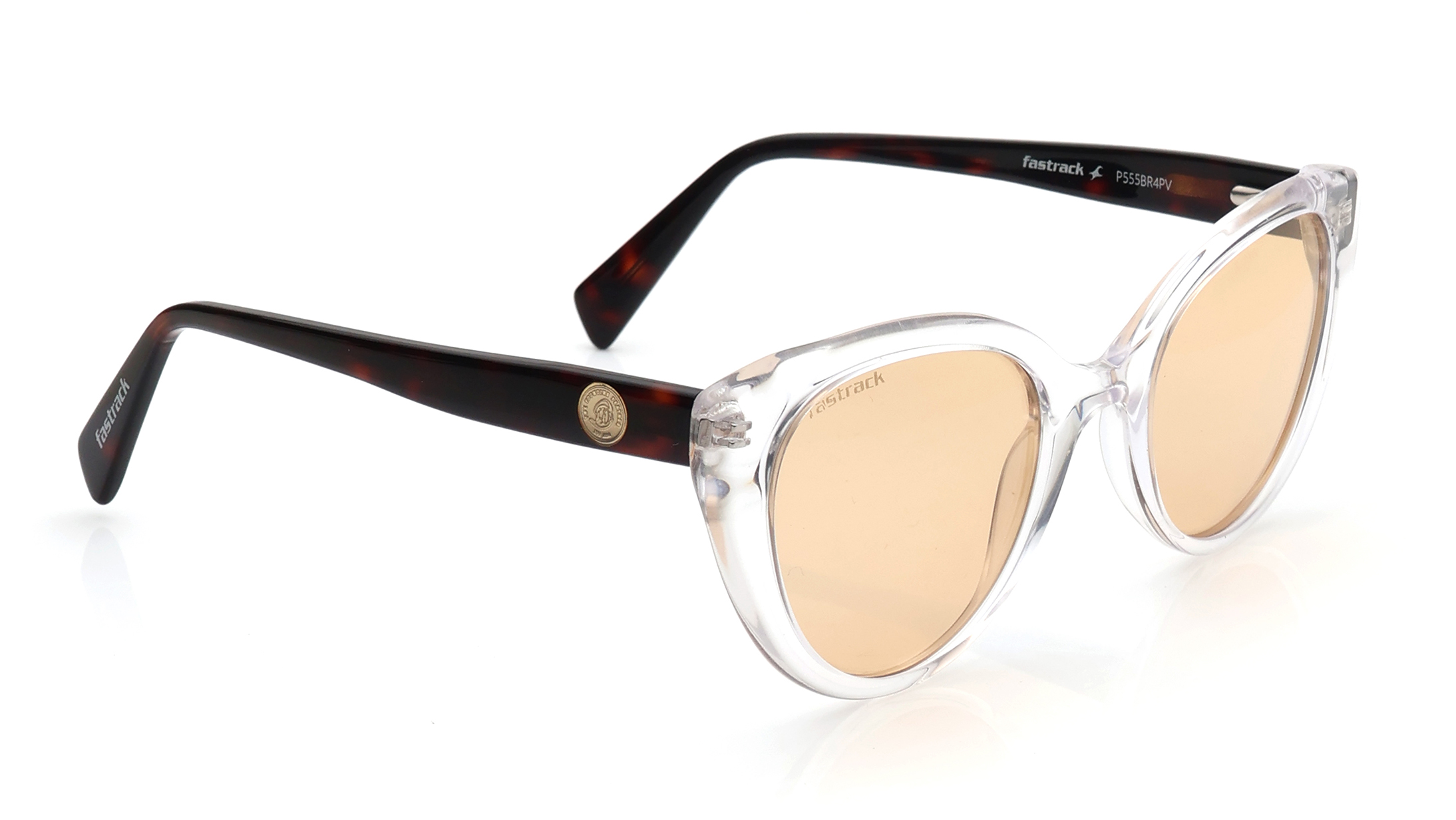 Brown Cateye Polarized Sunglasses for Women