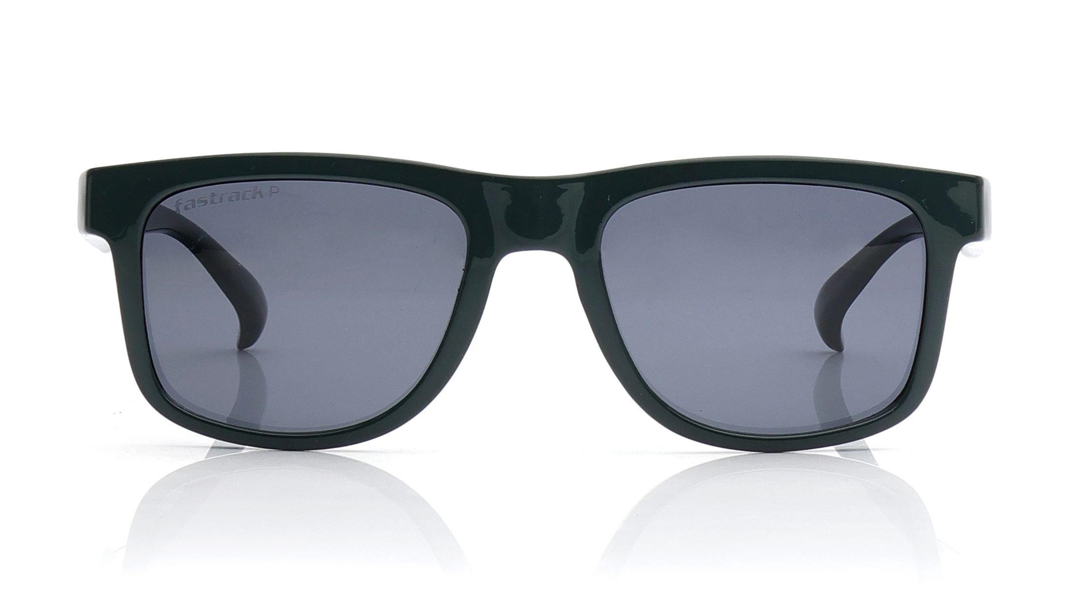 Image 1 of Grey Wayfarer Sunglasses for Men from Fastrack Available at Titan Eye+