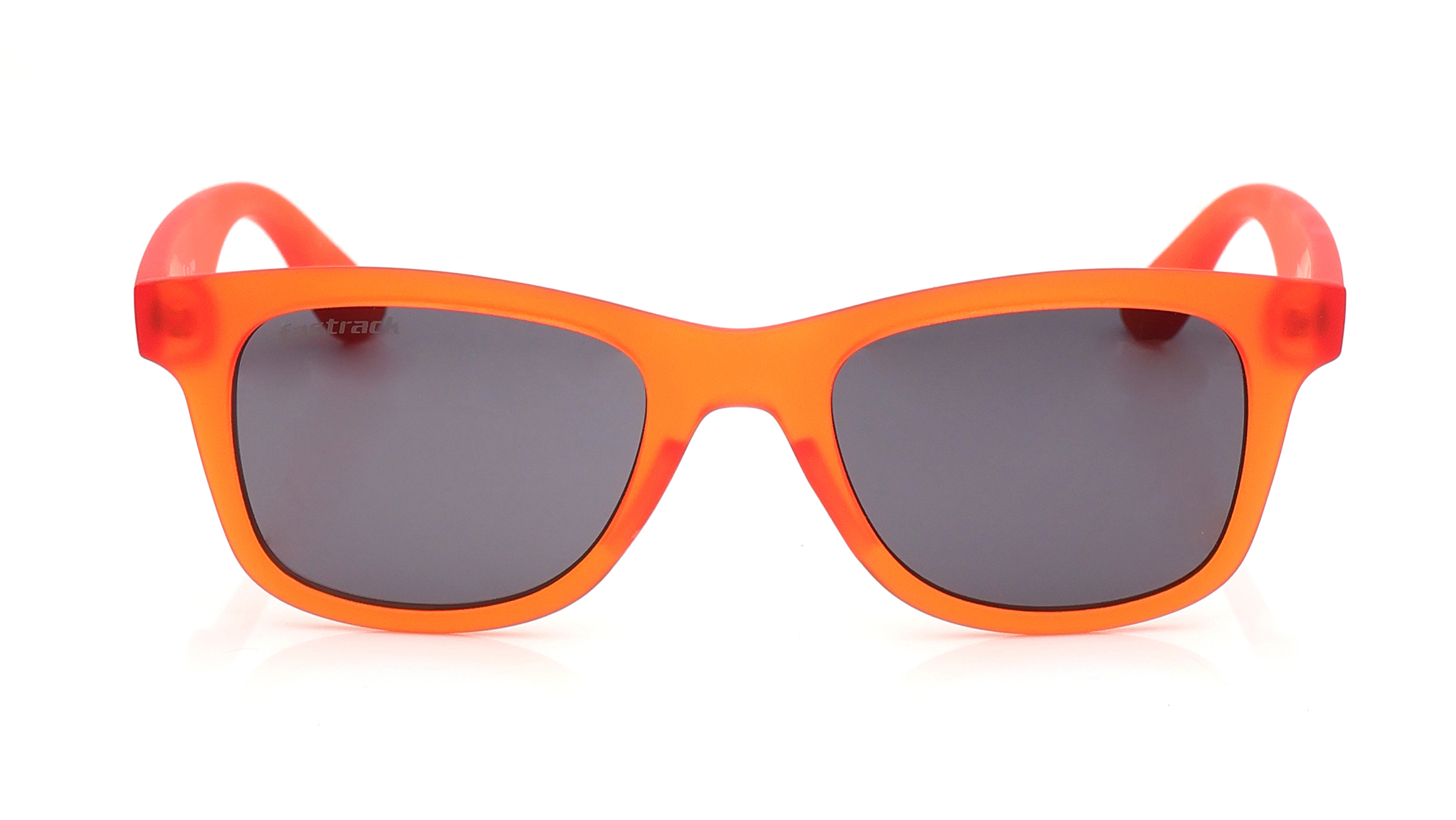 Image 1 of Orange Wayfarer Sunglasses for Men and Women from Fastrack Available at Titan Eye+