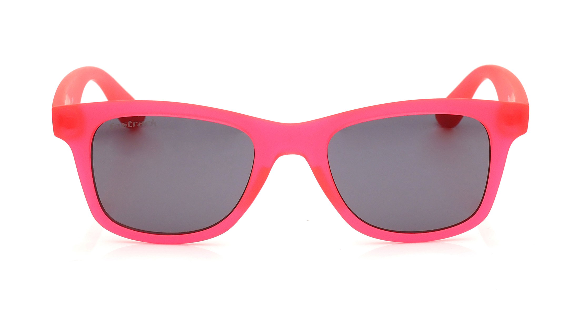 Image 1 of Pink Wayfarer Sunglasses for Men and Women from Fastrack Available at Titan Eye+