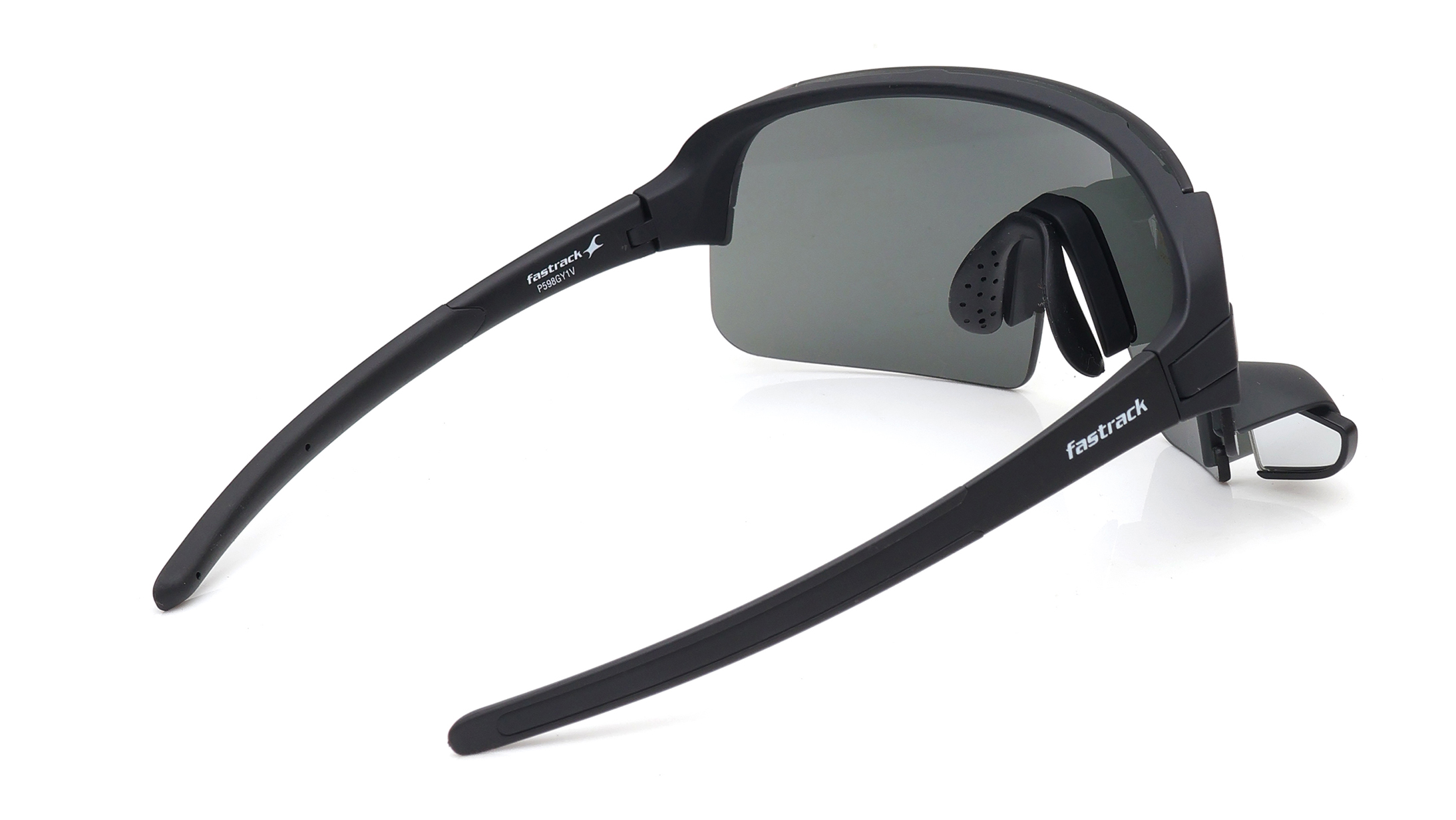 Image 3 of Smoke Cycling Sunglasses for Men - With Rearview Mirror from Fastrack Available at Titan Eye+