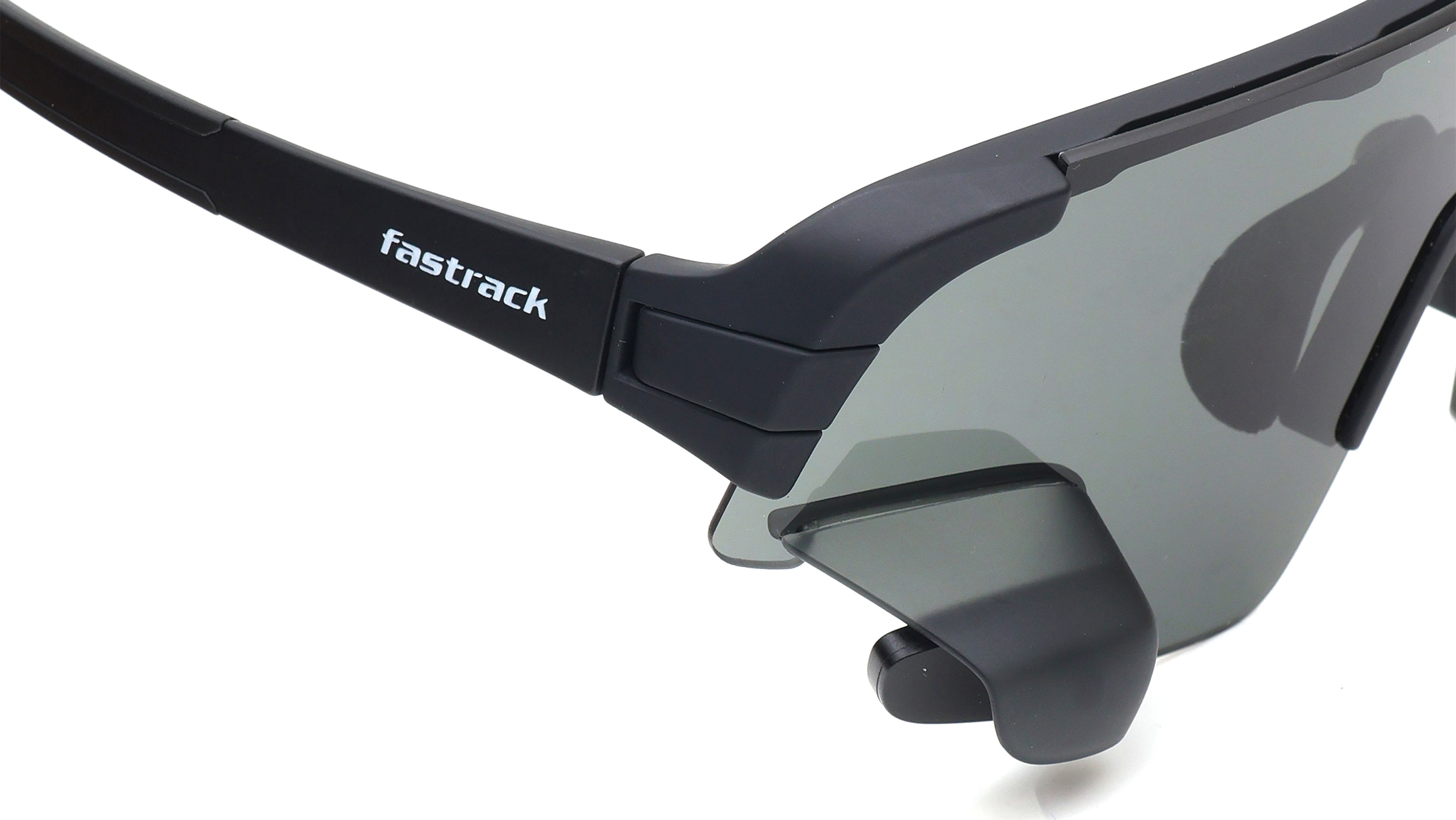 Image 8 of Smoke Cycling Sunglasses for Men - With Rearview Mirror from Fastrack Available at Titan Eye+