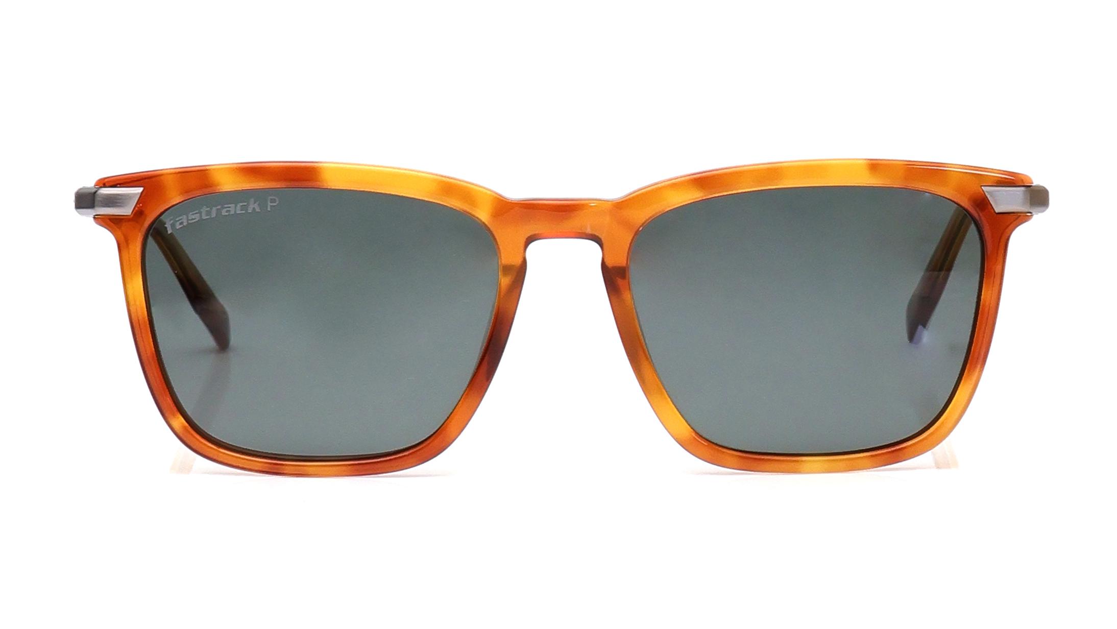 Image 1 of Green Wayfarer Sunglasses for Men from Fastrack Available at Titan Eye+