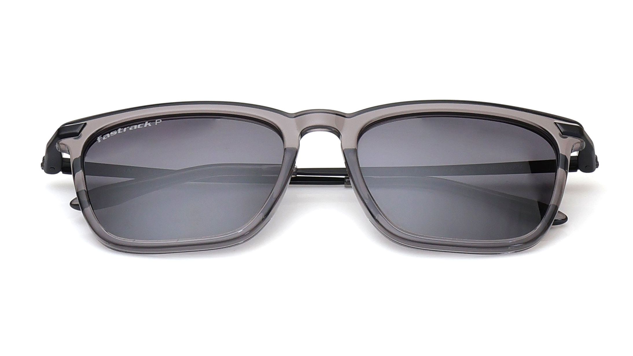 Image 6 of Mission Impossible Edition - Grey Wayfarer Sunglasses for Men from Fastrack Available at Titan Eye+