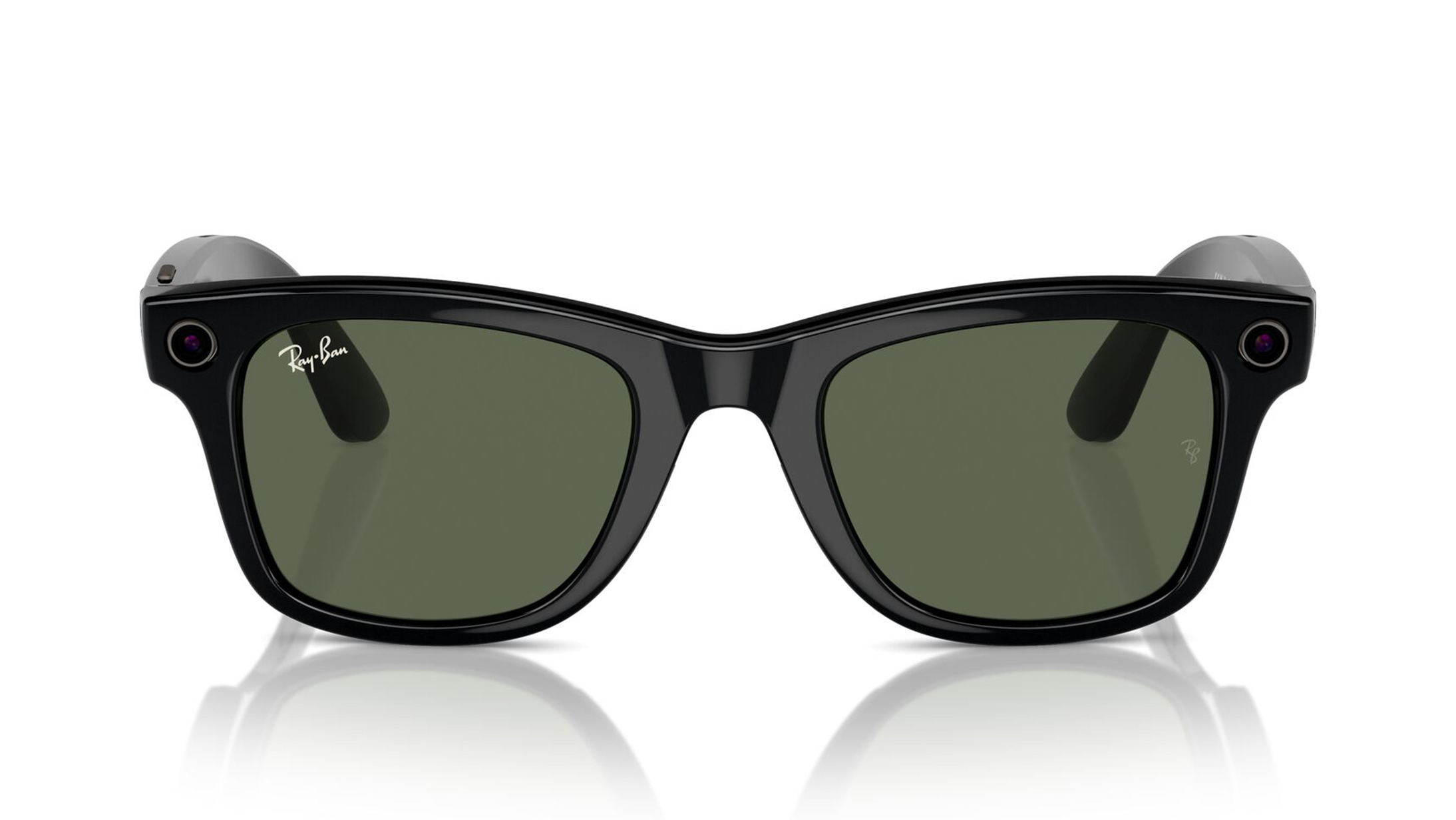Image 8 of Green Square Rayban Meta AI Sunglasses for Men and Women from Rayban Available at Titan Eye+