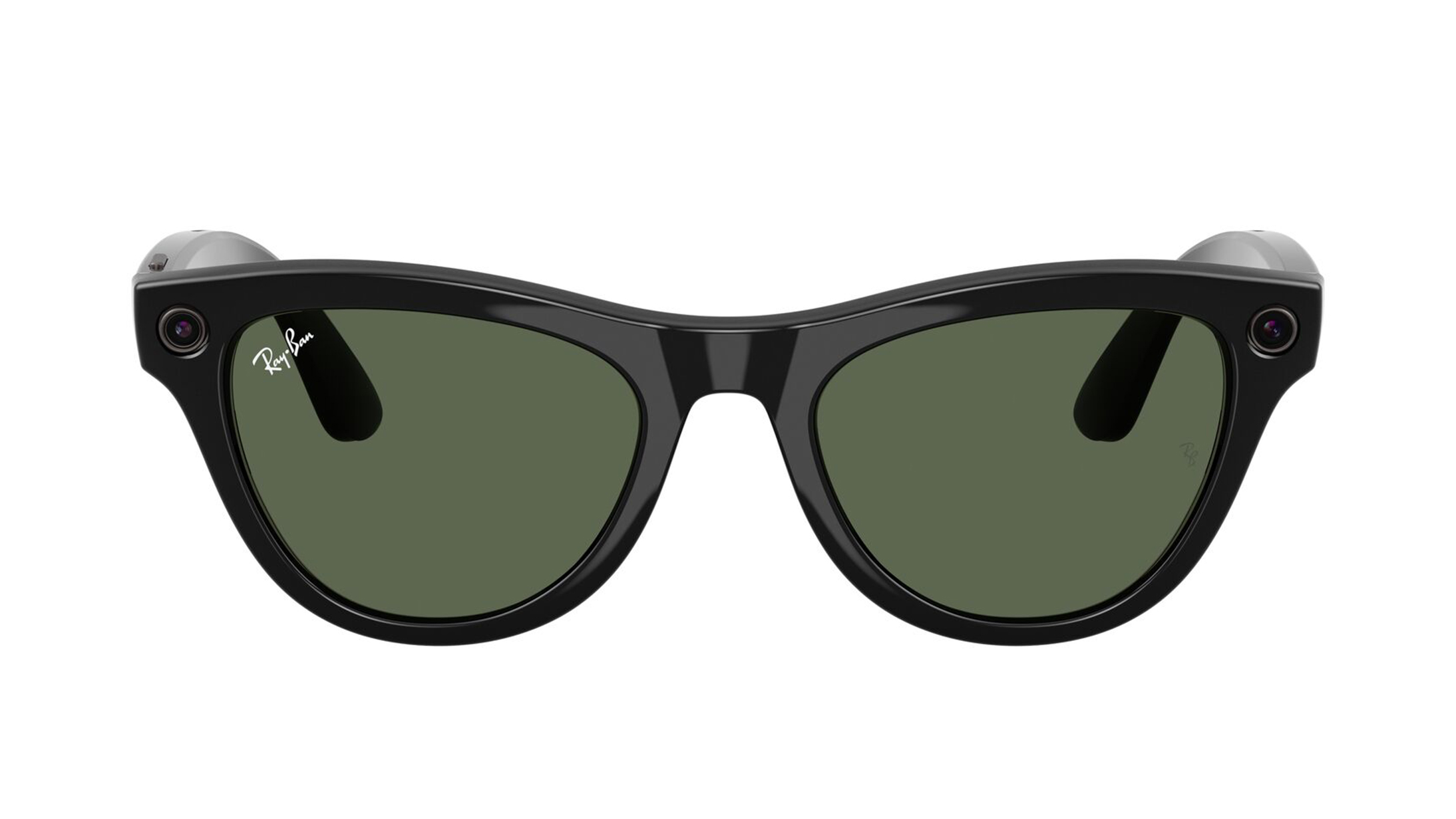 Image 1 of Green CatEye Rayban Meta AI Sunglasses for Men and Women from Rayban Available at Titan Eye+