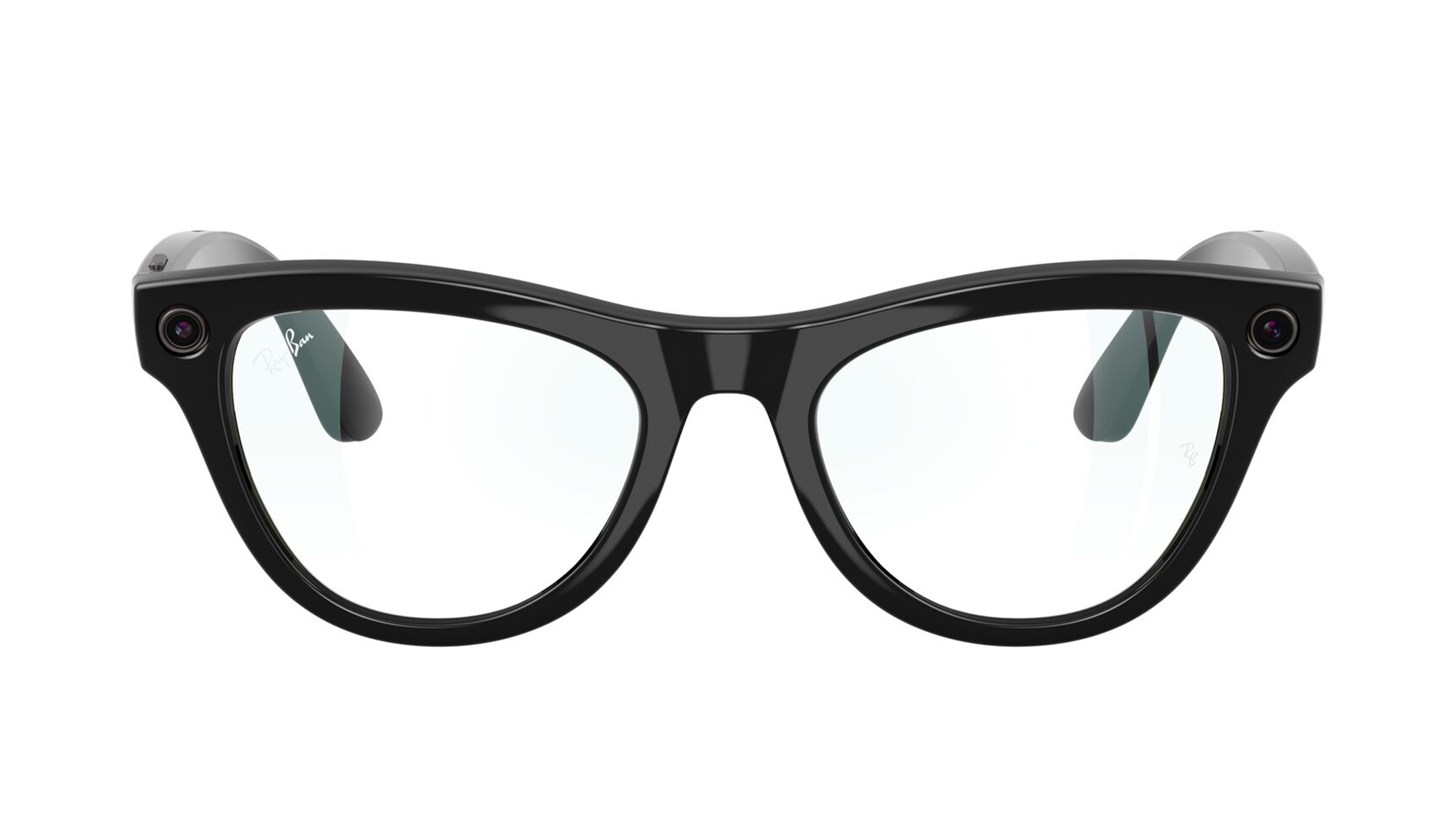 Image 1 of Transparent CatEye Rayban Meta AI Sunglasses for Men and Women from Rayban Available at Titan Eye+