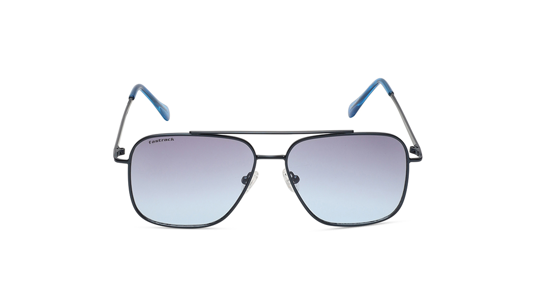 Image 1 of Blue Navigator Prescription Sunglasses from Fastrack Available at Titan Eye+