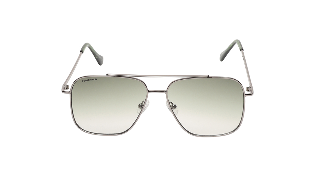 Image 1 of Grey Navigator Prescription Sunglasses from Fastrack Available at Titan Eye+