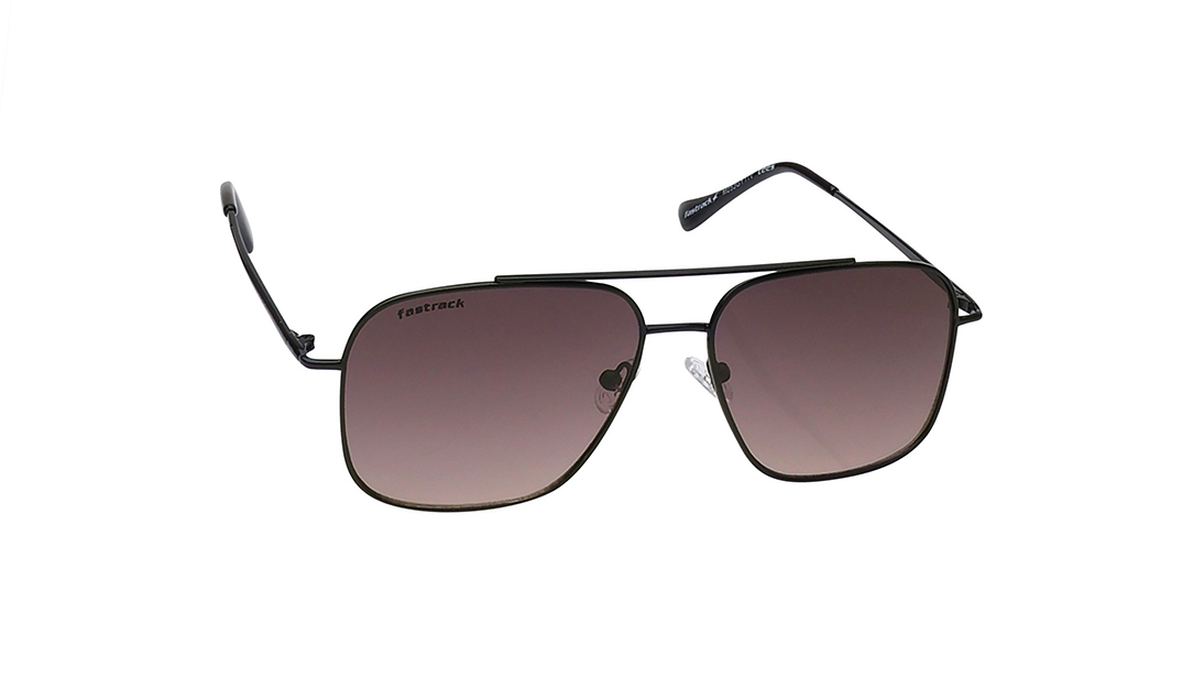 Image 2 of Grey Navigator Prescription Sunglasses from Fastrack Available at Titan Eye+