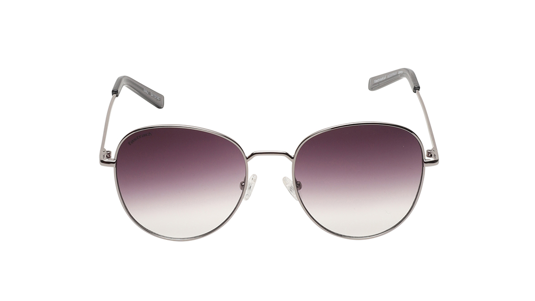 Image 1 of Grey Round Prescription Sunglasses from Fastrack Available at Titan Eye+