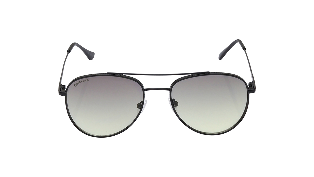 Image 1 of Green Aviator Prescription Sunglasses from Fastrack Available at Titan Eye+