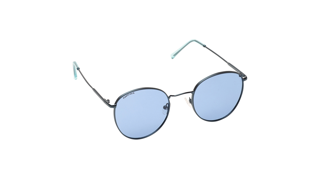 Blue Round Prescription Sunglasses