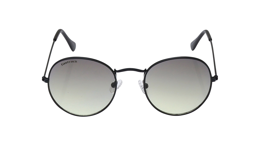 Image 1 of Green Round Prescription Sunglasses from Fastrack Available at Titan Eye+