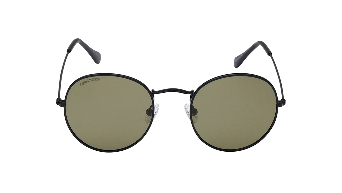 Image 1 of Green Round Prescription Sunglasses from Fastrack Available at Titan Eye+