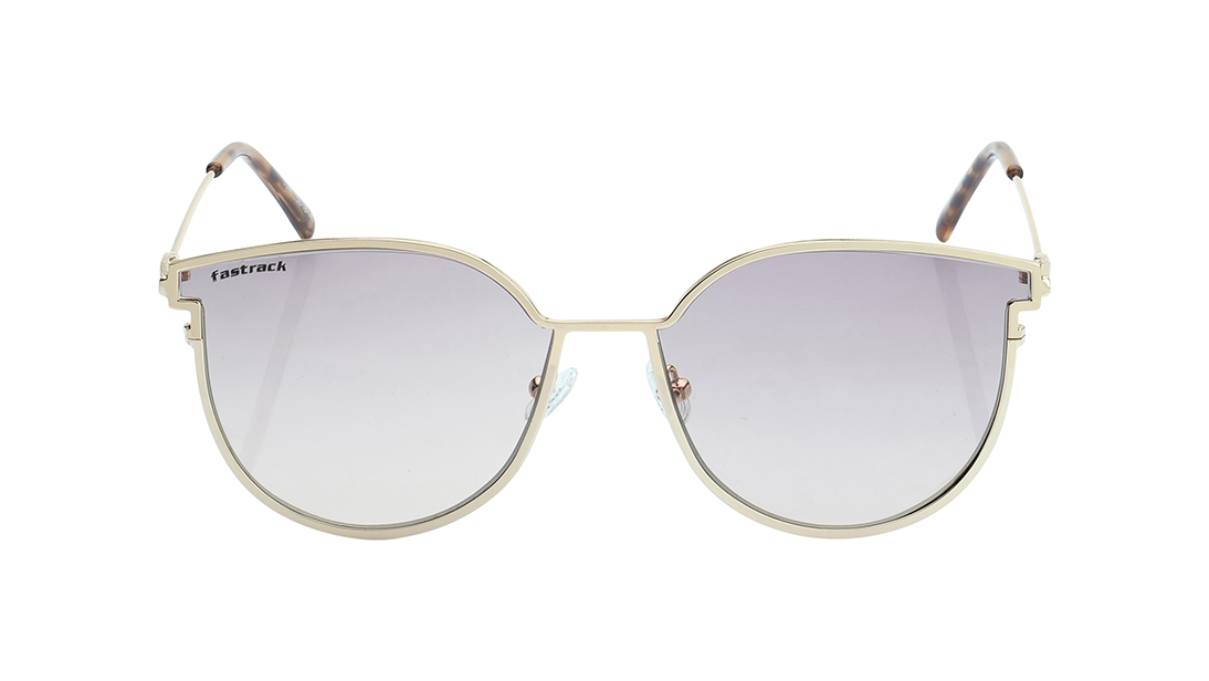 Image 1 of Brown ROUND Prescription Sunglasses from Fastrack Available at Titan Eye+