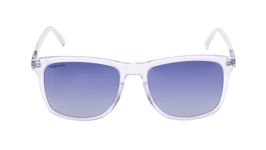 Image 1 of Blue Square Prescription Sunglasses from Fastrack Available at Titan Eye+