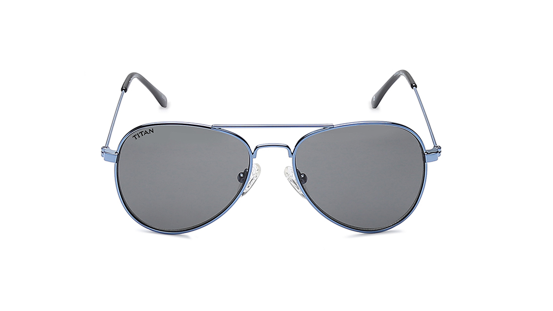 Image 1 of Brown Aviator Rx Sunglasses for Kids from Dash Available at Titan Eye+