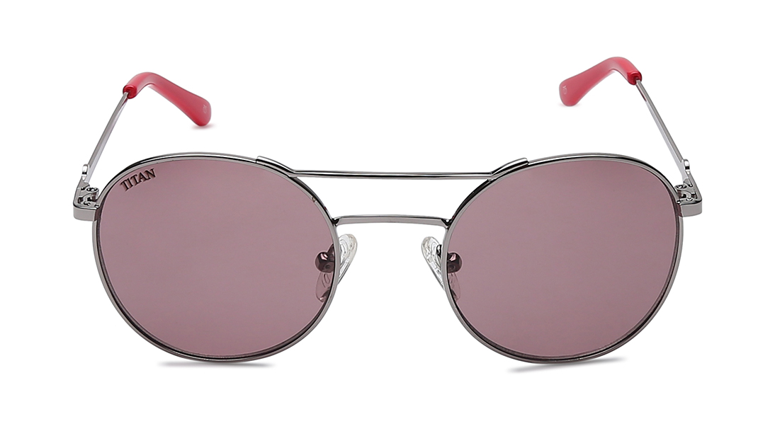 Image 1 of Purple Round Rx Sunglasses for Kids from Dash Available at Titan Eye+