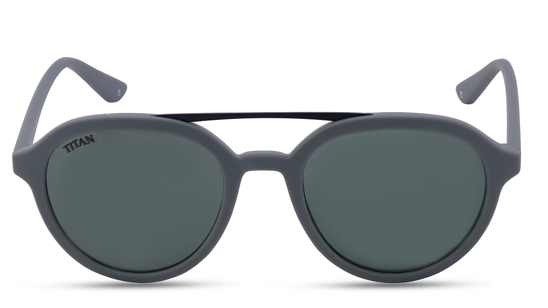 Image 1 of Green Round Rx Sunglasses for Kids from Dash Available at Titan Eye+