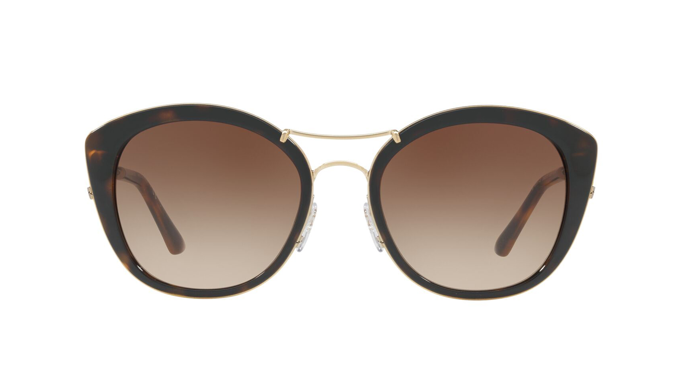 Image 1 of Brown CatEye Sunglasses for Women from Burberry Available at Titan Eye+