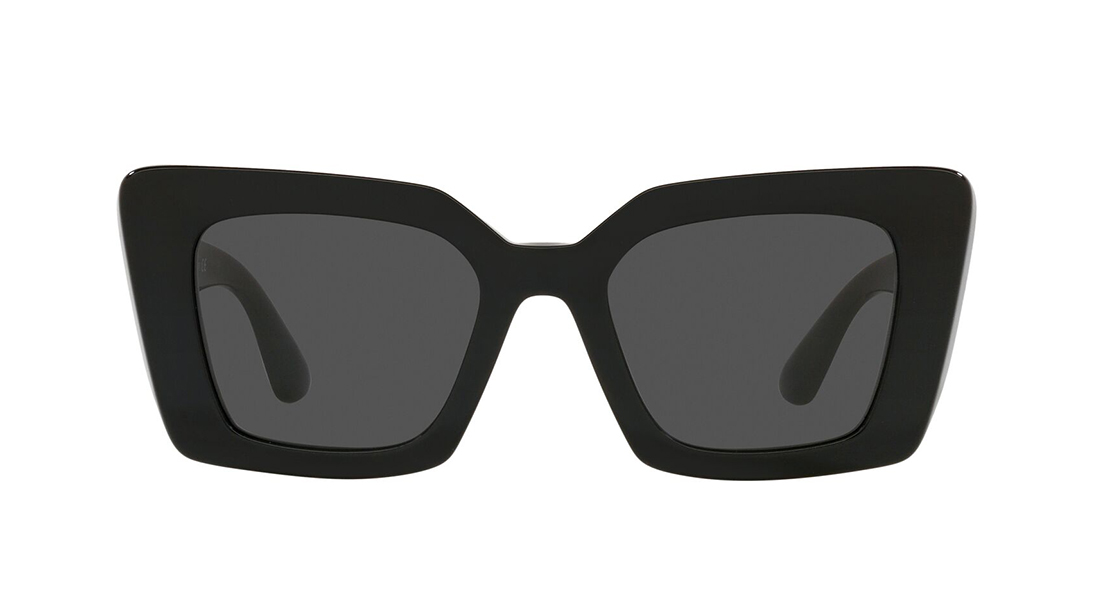 Image 1 of Black Square Sunglasses for Women from Burberry Available at Titan Eye+