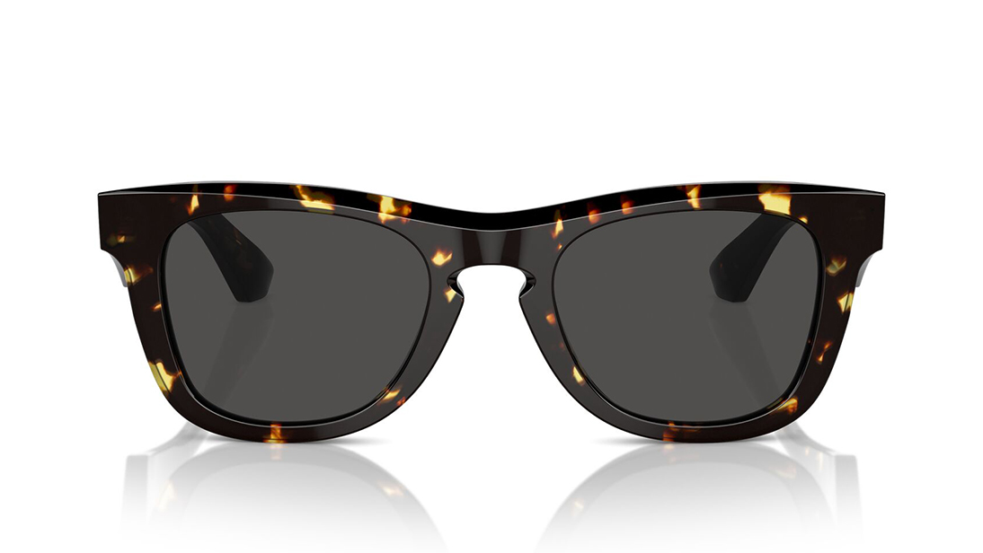 Image 1 of Black Wayfarer Sunglasses for Men from Burberry Available at Titan Eye+