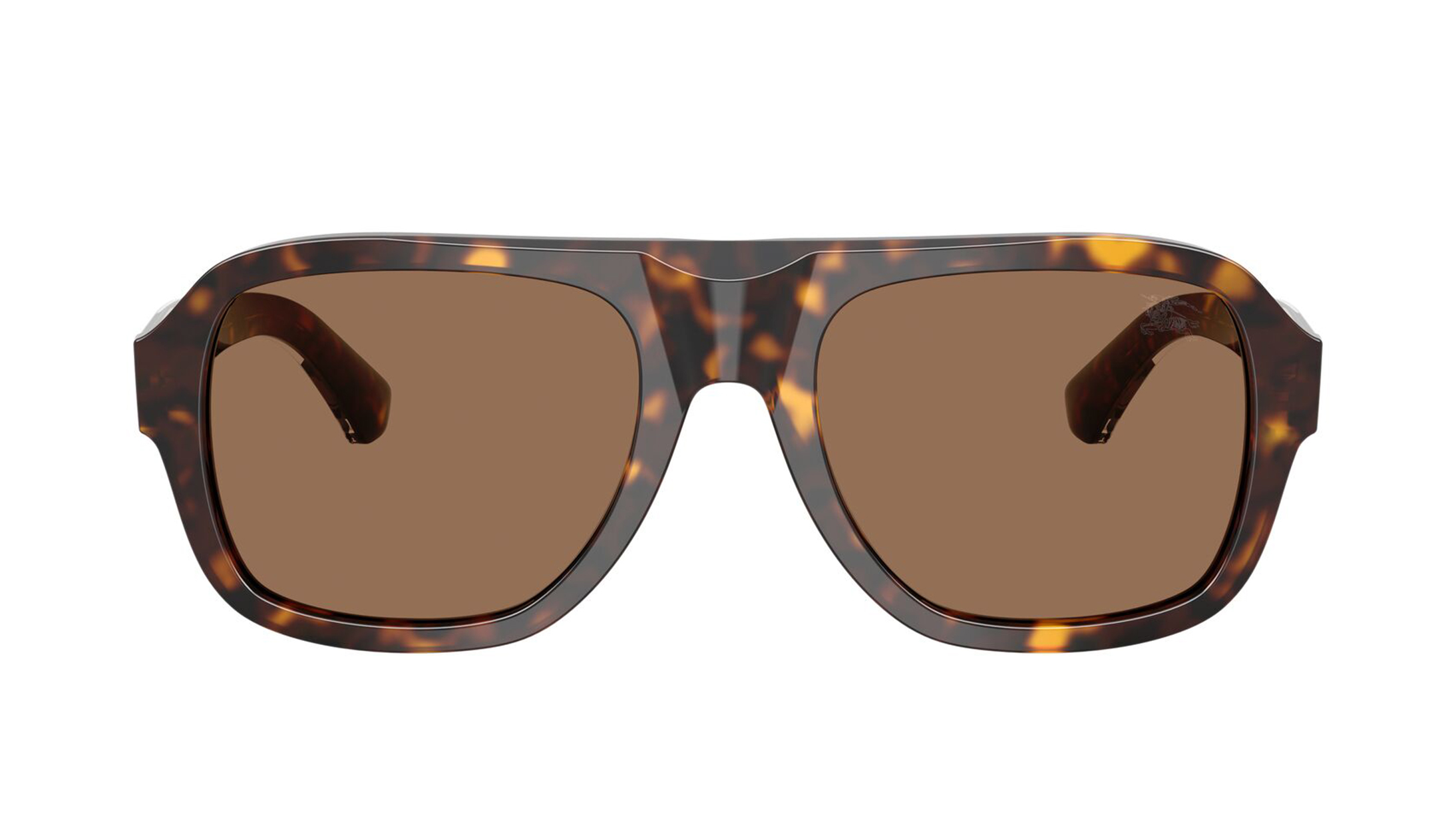 Image 1 of Brown Aviator Sunglasses for Men from Burberry Available at Titan Eye+