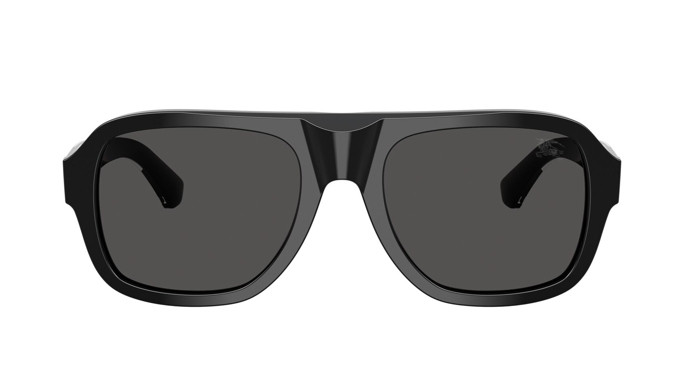 Image 1 of Grey Aviator Sunglasses for Men from Burberry Available at Titan Eye+