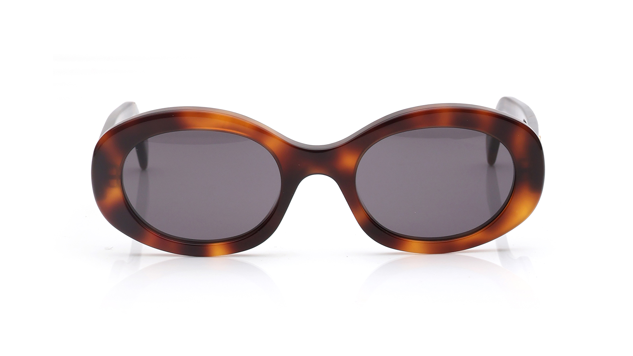 Image 1 of Grey Oval Sunglasses for WOMEN from Celine Available at Titan Eye+
