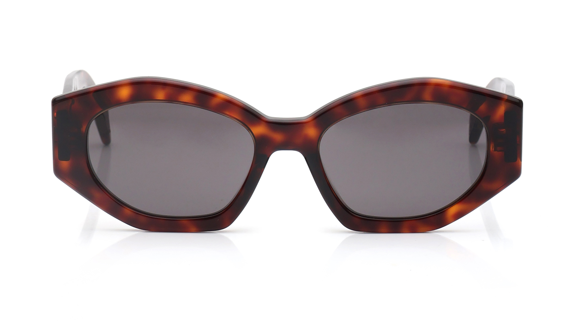 Image 1 of Grey Geometric Sunglasses for Women from Celine Available at Titan Eye+