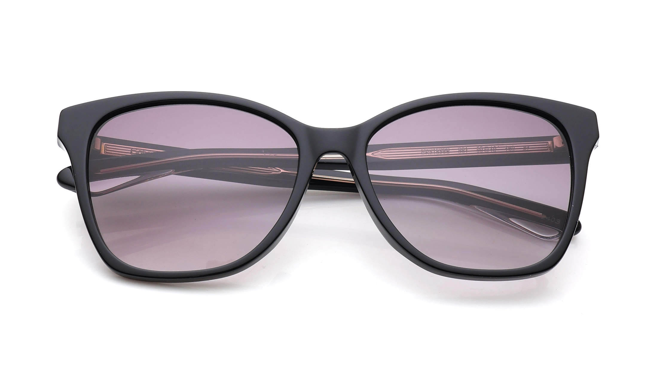 Image 6 of Grey CatEye Sunglasses for Women from Calvin Klein Available at Titan Eye+